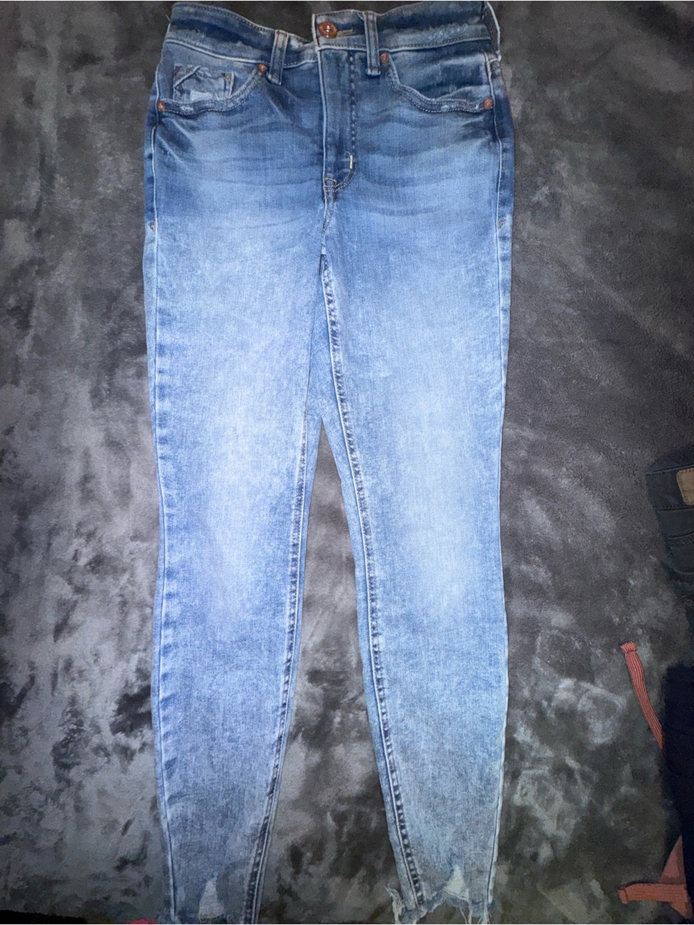 edge Light Blue Skinny Jeans - Faded Wash